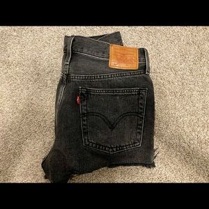 Levi’s 501 Black Shorts